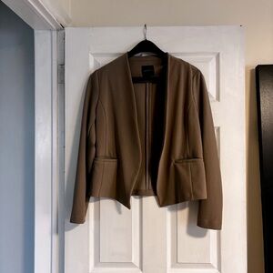 Dynamite Taupe Blazer Modern Minimalist Design